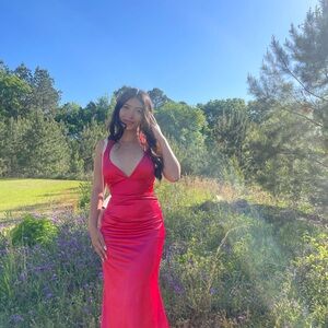 Windsor Vibrant Red Maxi Dress